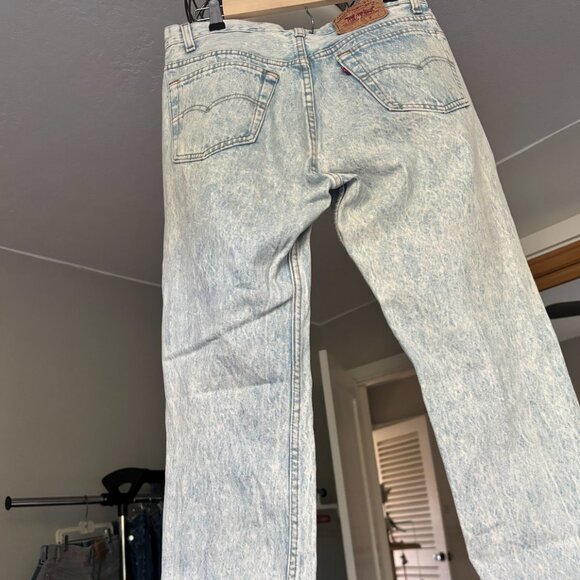 VINTAGE STONEWASH USA LEVIS 🔥 28/28 - Picture 8 of 16